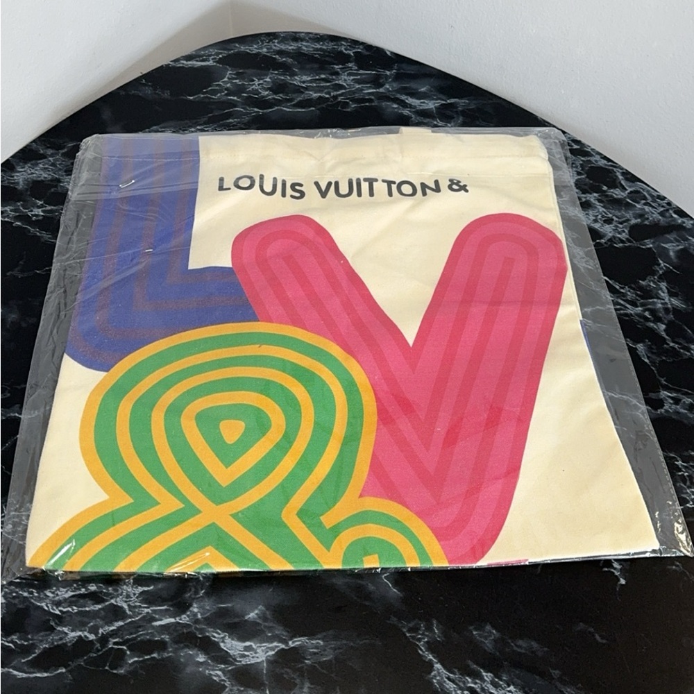 Lot of 3 LOUIS VUITTON Limited Edition Canvas Eco Tote Bags Shinsen Exhibit NEW - Picture 7 of 12